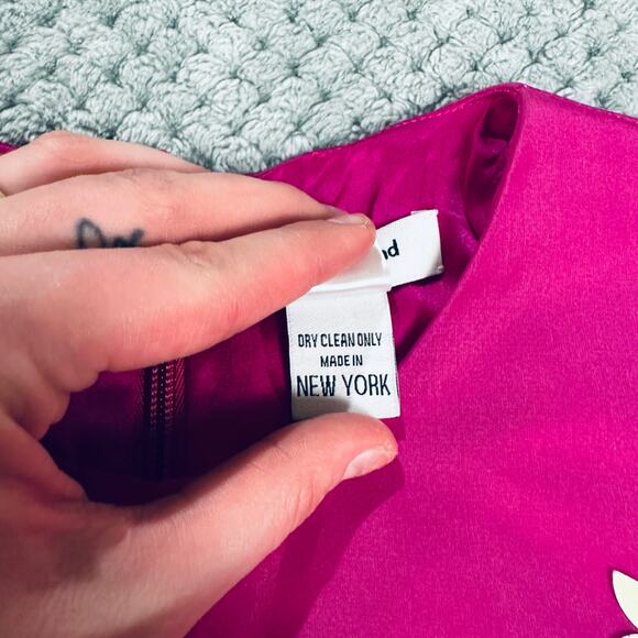 VINTAGE PAMELA ROLAND PARIS HILTON RUNWAY SHORTSLEEVE PURPLE SEQUIN SILVER DRESS - Picture 10 of 10